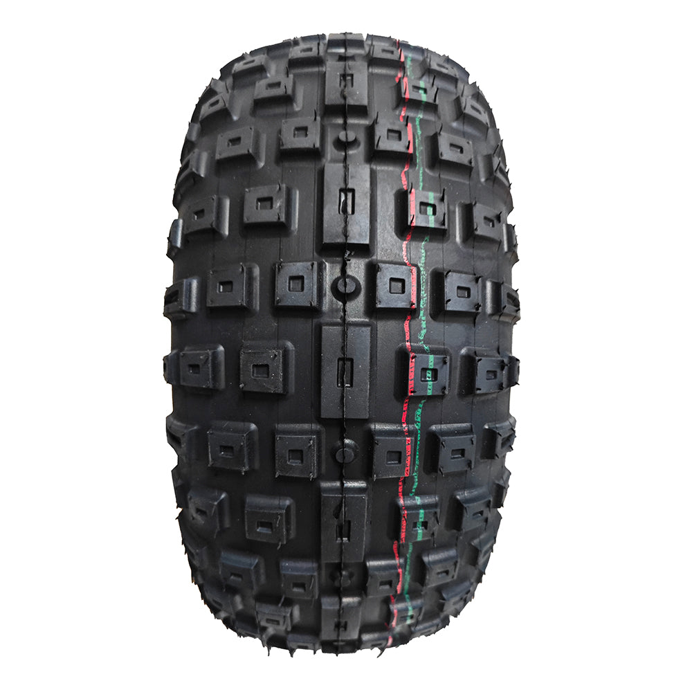13-inch road tires/14-inch off-road tires