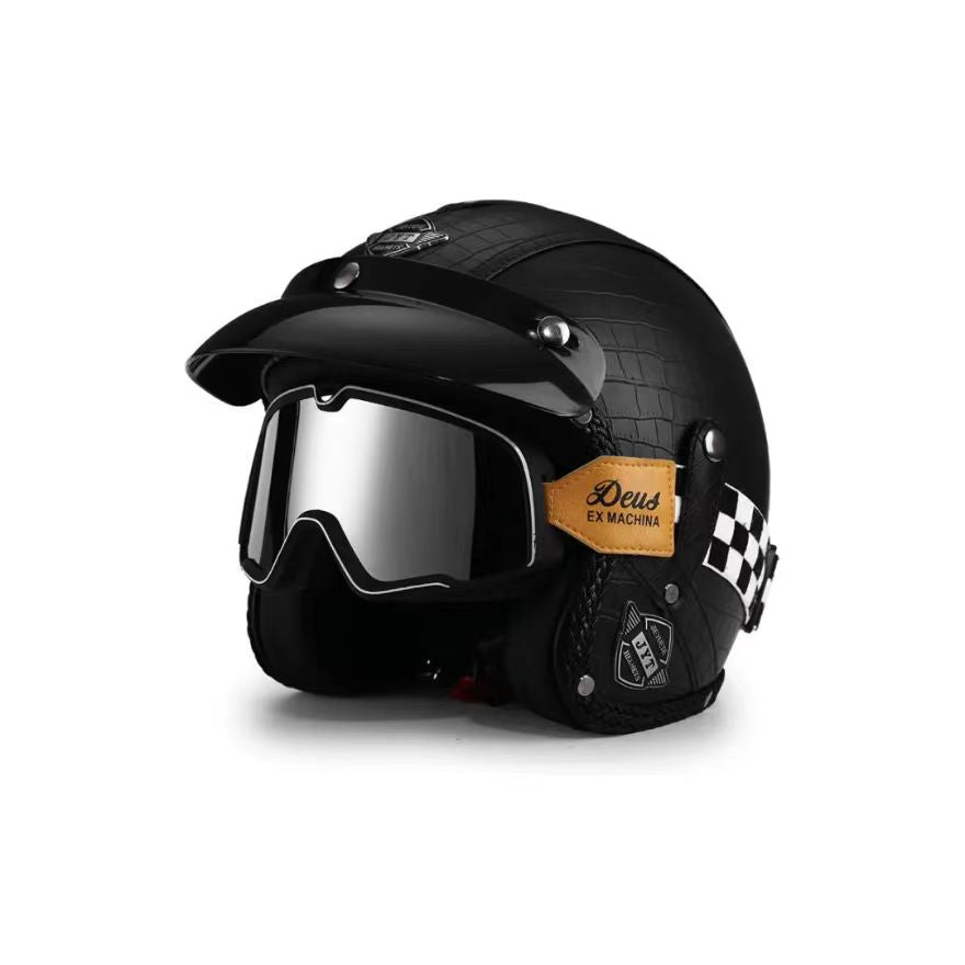 Retro Motorcycle Helmet