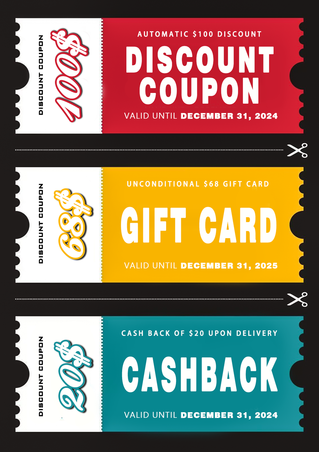 Christmas promotion is coming, three coupons will be issued at a time.