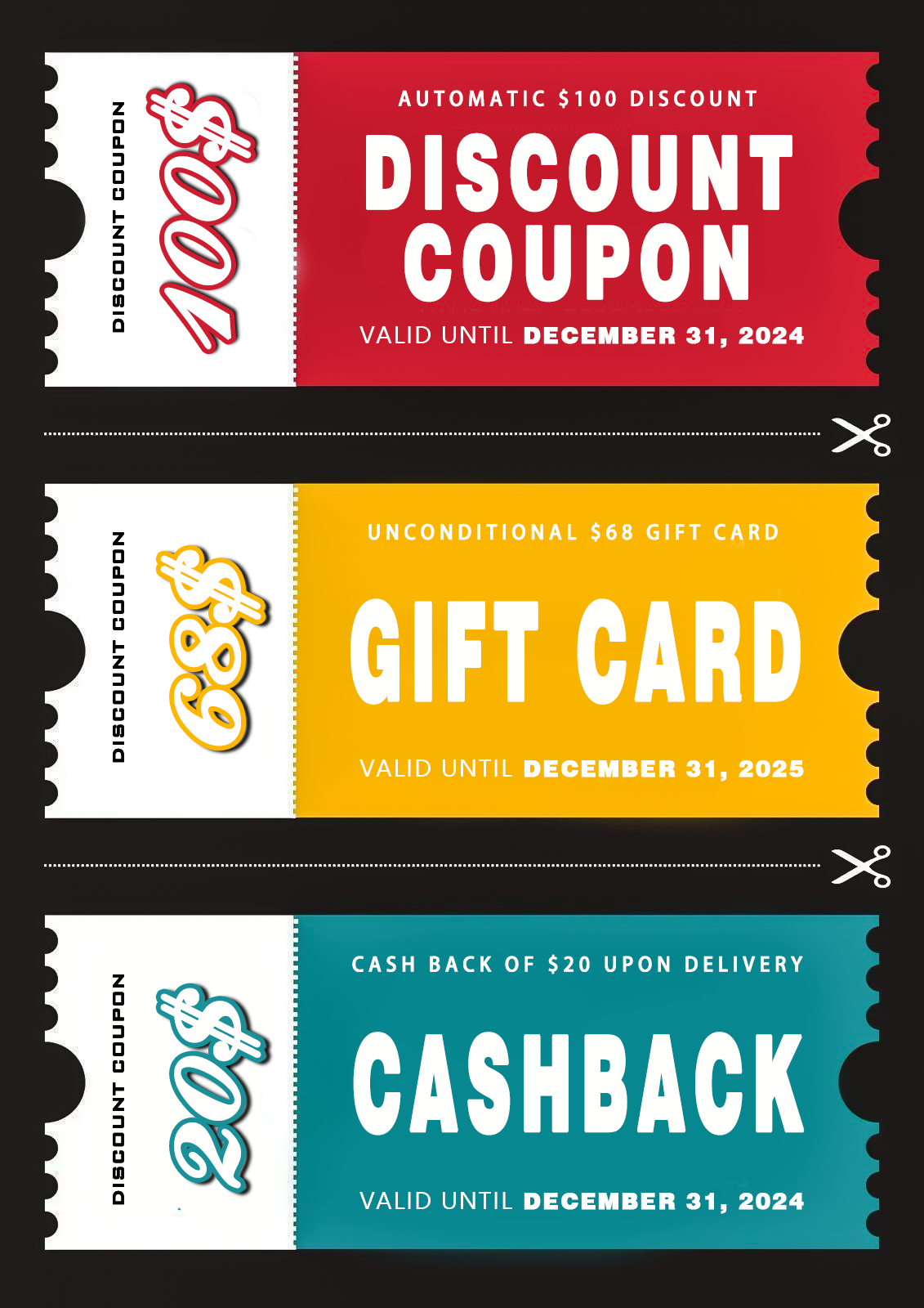 Christmas promotion is coming, three coupons will be issued at a time.