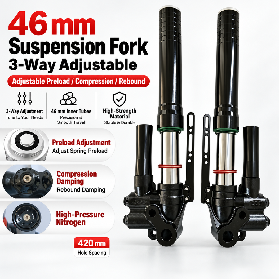 MSP/UF2 46mm Adjustable Front Fork for GT Telo8