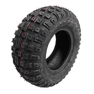 13-inch road tires/14-inch off-road tires