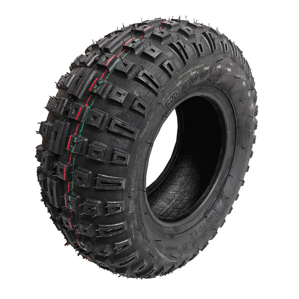 13-inch road tires/14-inch off-road tires