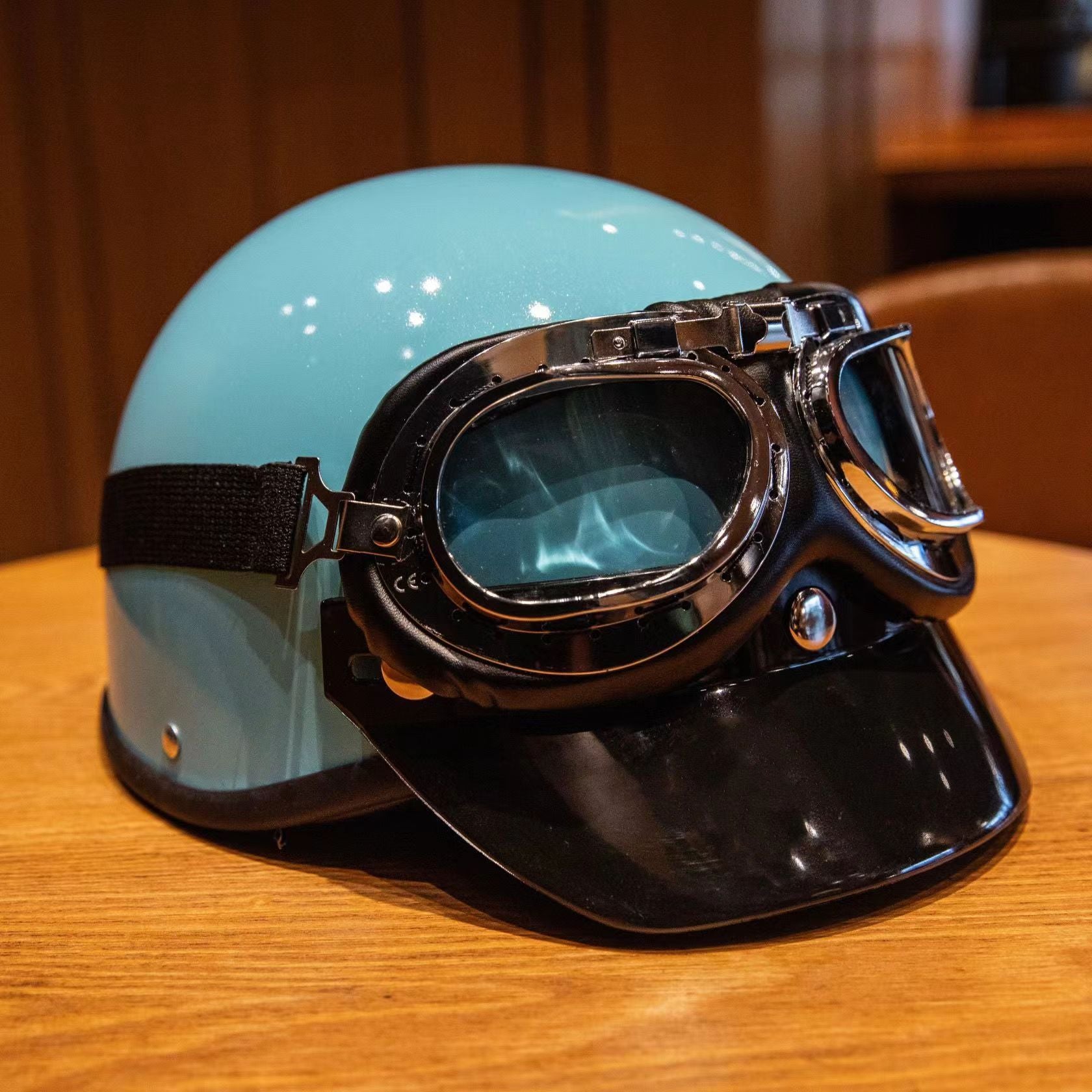 Harley style helmet