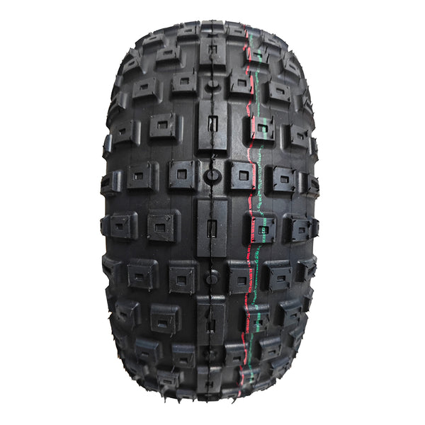 13-inch road tires/14-inch off-road tires