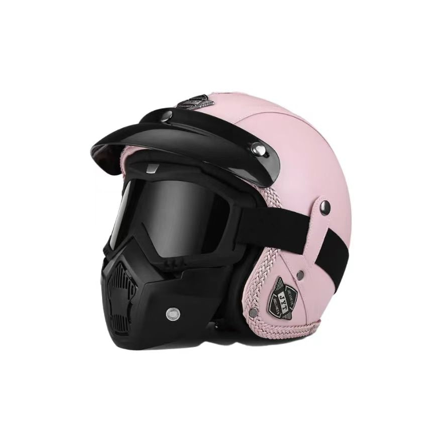 Pink Motorcycle Helmet