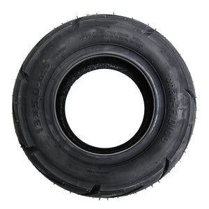 13-inch road tires/14-inch off-road tires