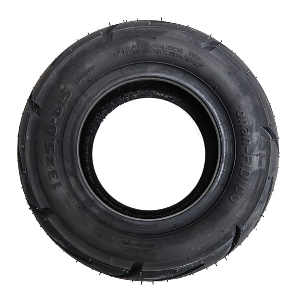 13-inch road tires/14-inch off-road tires