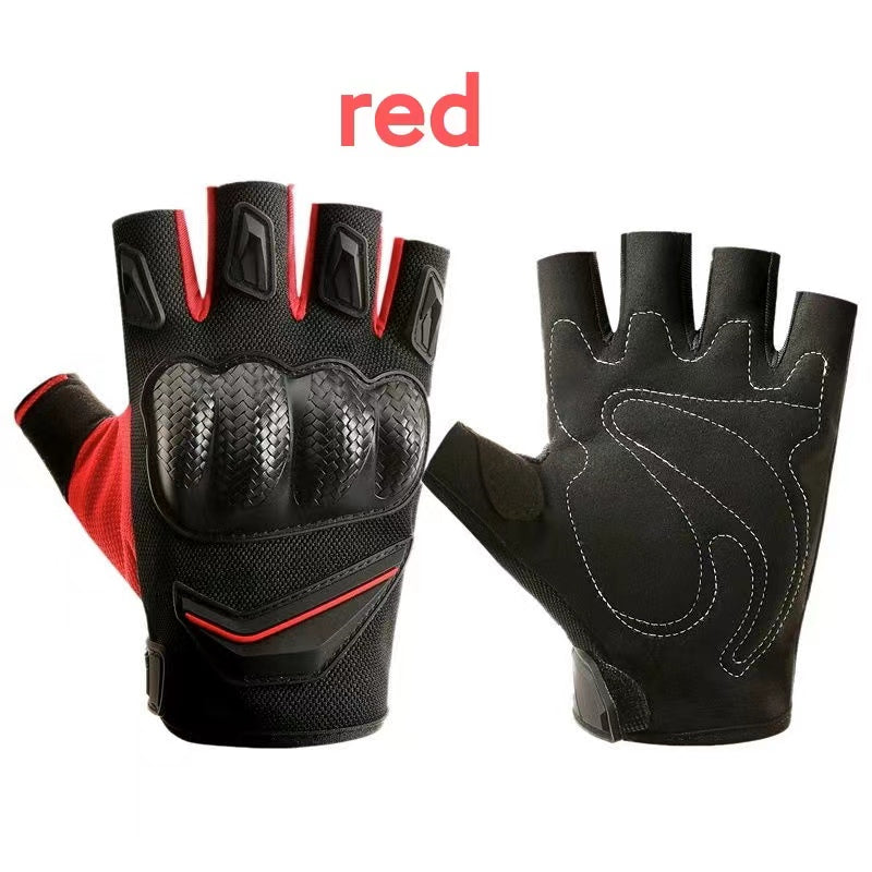 Half sleeve cycling gloves