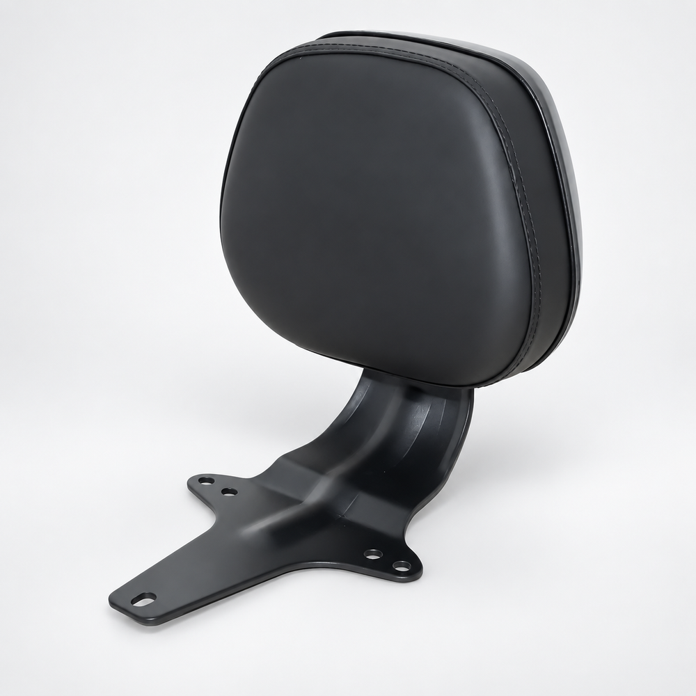 Side View of Electric Motorcycle with Comfortable Backrest