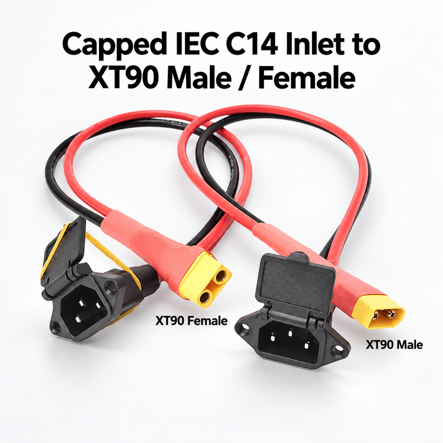 GT Telo8 Charging Port Cable – IEC C14 to XT90