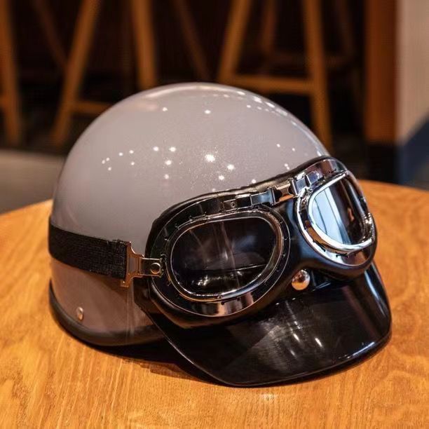 Harley style helmet