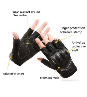 Half sleeve cycling gloves