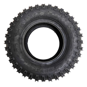 13-inch road tires/14-inch off-road tires